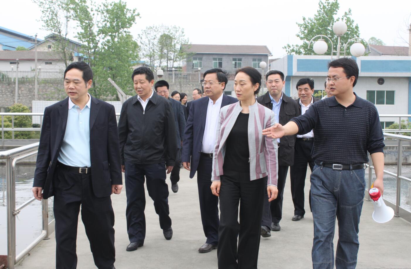 2011年4月，省政协主席，时任省委常委、统战部部长李薇薇来开云中国视察.JPG